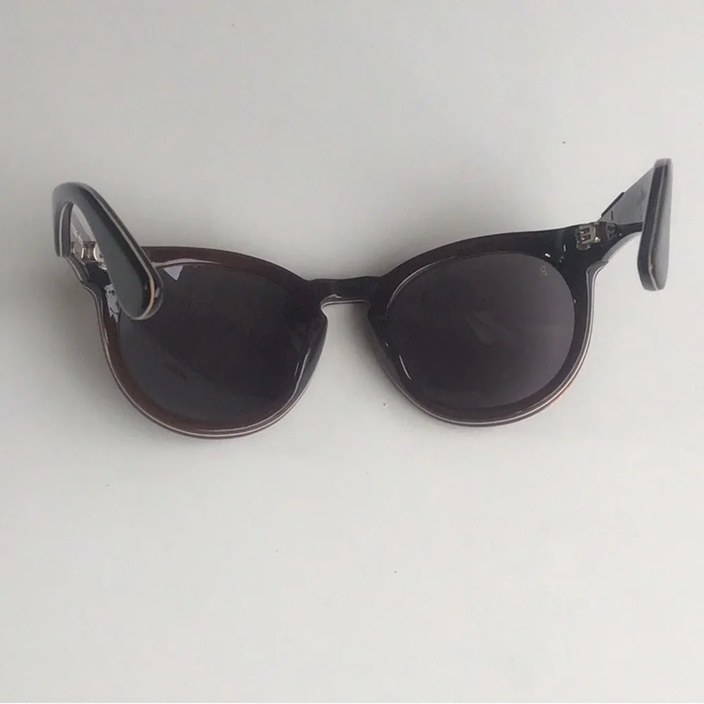 RAEN Dayton optics chocolate Frame Sunglasses with Brown Case